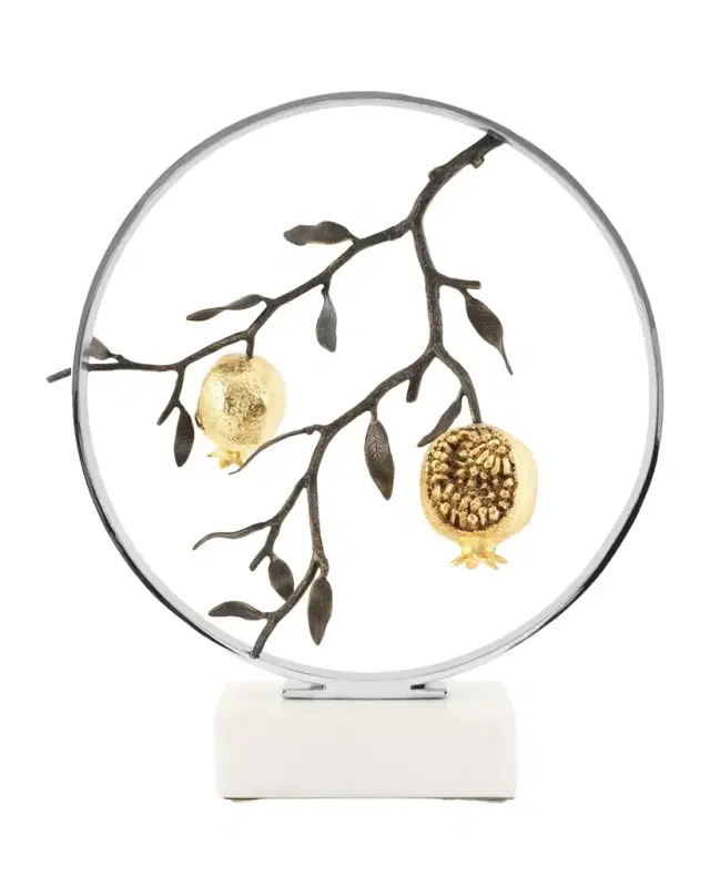 Michael Aram Pomegranate 14" Moongate Sculpture