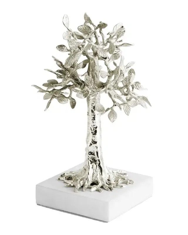 Michael Aram Foliated Cross Nickelplate Sculpture
