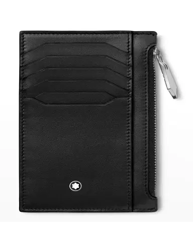 Montblanc Men's Meisterstück Pocket Holder Leather Zip Card Holder | Thumbnail 2 Montblanc Men's Meisterstück Pocket Holder Leather Zip Card Holder | Thumbnail 2