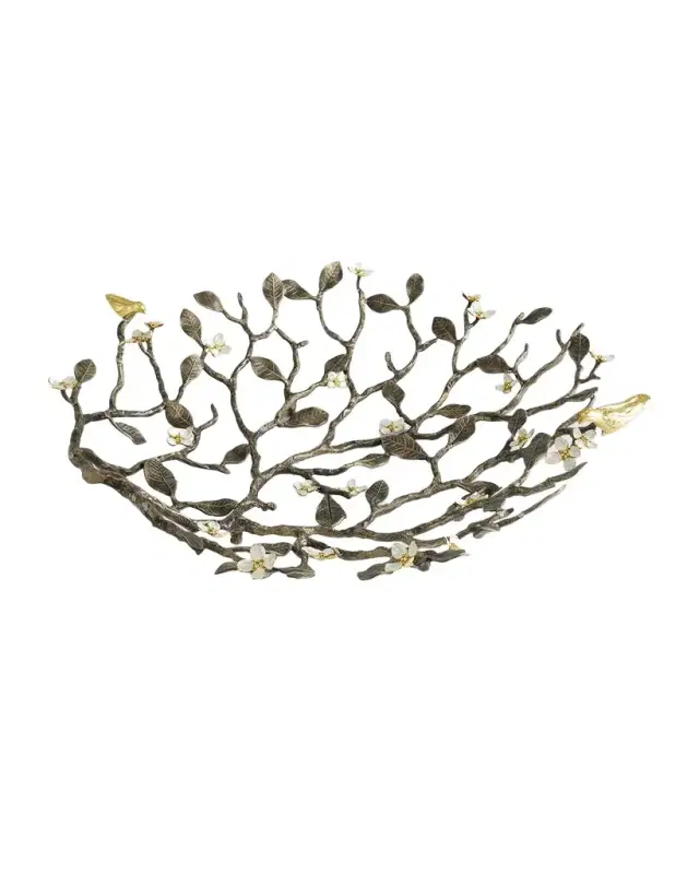 Michael Aram Lovebirds Centerpiece Bowl