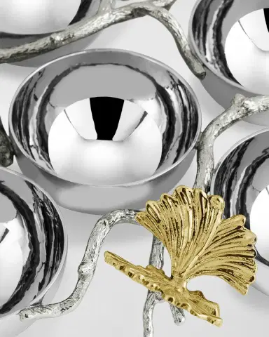 Michael Aram Butterfly Ginkgo Luxe Seder Plate | Thumbnail 3