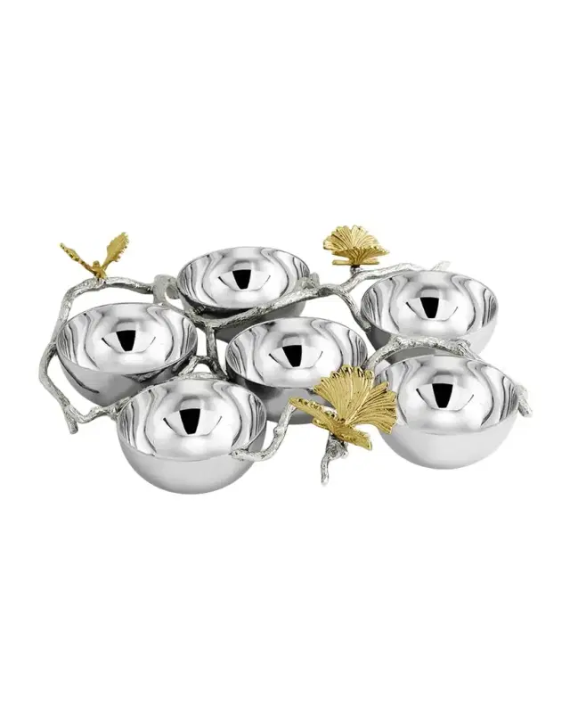 Michael Aram Butterfly Ginkgo Luxe Seder Plate