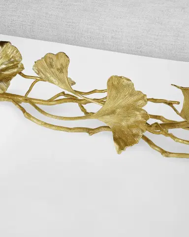 Michael Aram Golden Ginkgo Bench | Thumbnail 5 Michael Aram Golden Ginkgo Bench | Thumbnail 5