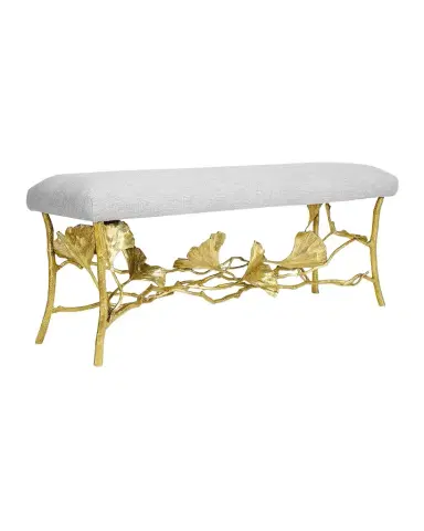 Michael Aram Golden Ginkgo Bench | Thumbnail 1 Michael Aram Golden Ginkgo Bench | Thumbnail 1