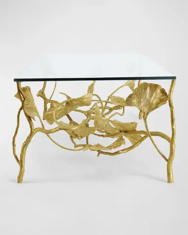Michael Aram Golden Ginkgo Coffee Table | Thumbnail 3 Michael Aram Golden Ginkgo Coffee Table | Thumbnail 3