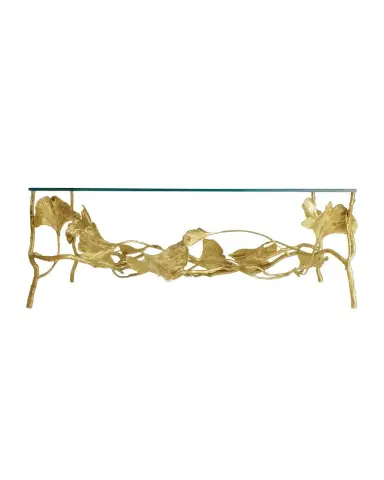Michael Aram Golden Ginkgo Coffee Table | Thumbnail 1 Michael Aram Golden Ginkgo Coffee Table | Thumbnail 1