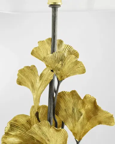 Michael Aram Golden Ginkgo Table Lamp, 27" | Thumbnail 3