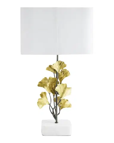 Michael Aram Golden Ginkgo Table Lamp, 27" | Thumbnail 1