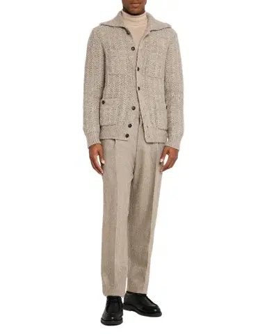 Giorgio Armani Men's 4-Pocket Cardigan Jacket | Thumbnail 1