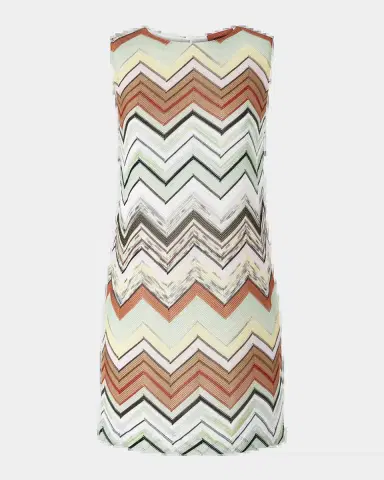 Missoni Chevron Knit Sleeveless Mini Dress | Thumbnail 2