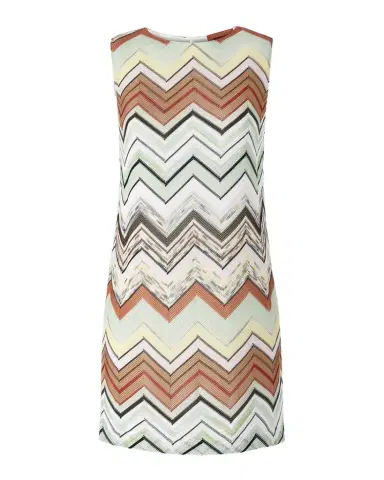 Missoni Chevron Knit Sleeveless Mini Dress | Thumbnail 1