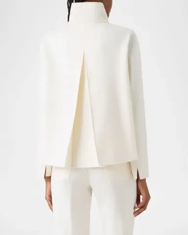 Akris Castro Cashmere Stand-Collar Jacket | Thumbnail 2 Akris Castro Cashmere Stand-Collar Jacket | Thumbnail 2