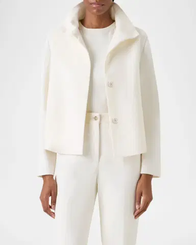 Akris Castro Cashmere Stand-Collar Jacket | Thumbnail 3 Akris Castro Cashmere Stand-Collar Jacket | Thumbnail 3
