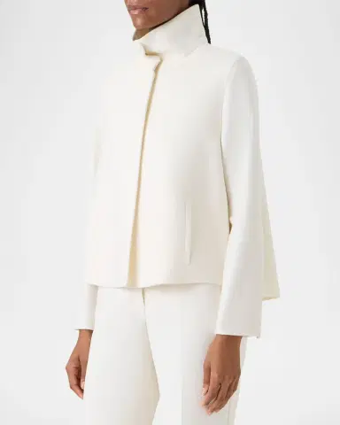 Akris Castro Cashmere Stand-Collar Jacket | Thumbnail 5 Akris Castro Cashmere Stand-Collar Jacket | Thumbnail 5