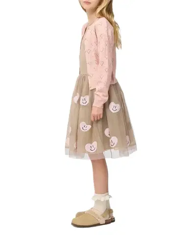 Molo Girl's Cyrusila Tulle-Skirt Dress, Size 3-6 | Thumbnail 1