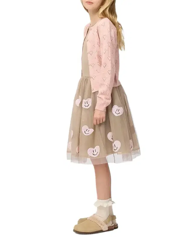 Girl 's Cyrusila Tulle-Skirt Dress, Size 3-6