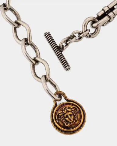 Versace Novantatre Medusa Link Necklace | Thumbnail 2