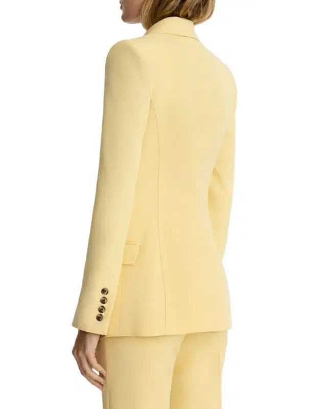Smythe Not a DB Linen-Blend Blazer