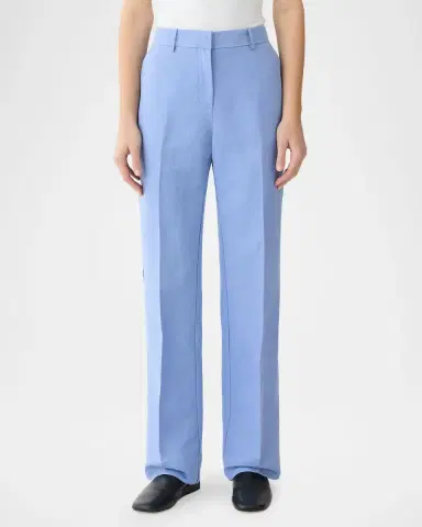 Lafayette 148 New York Gates Wide-Leg Silk-Linen Pants | Thumbnail 2 Lafayette 148 New York Gates Wide-Leg Silk-Linen Pants | Thumbnail 2