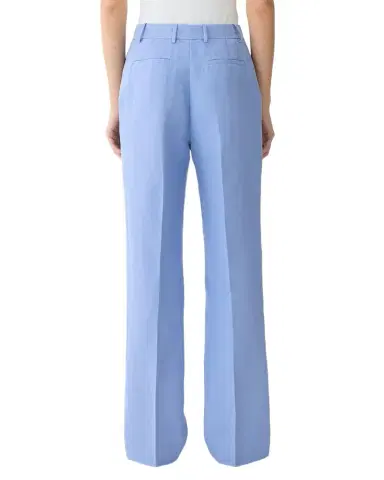 Lafayette 148 New York Gates Wide-Leg Silk-Linen Pants | Thumbnail 1 Lafayette 148 New York Gates Wide-Leg Silk-Linen Pants | Thumbnail 1