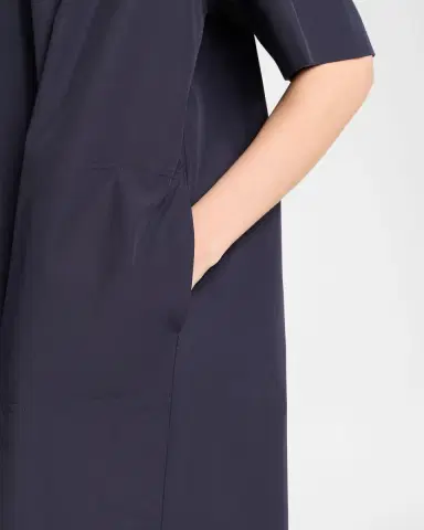 Lafayette 148 New York Pleated Cotton Shift Shirtdress | Thumbnail 4