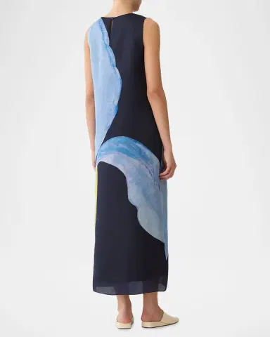 Lafayette 148 New York Floral-Print Silk Maxi Dress | Thumbnail 2 Lafayette 148 New York Floral-Print Silk Maxi Dress | Thumbnail 2