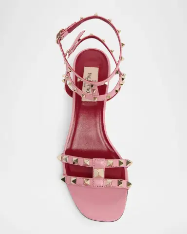 Valentino Garavani 40mm Rockstud Leather Sandals | Thumbnail 3 Valentino Garavani 40mm Rockstud Leather Sandals | Thumbnail 3