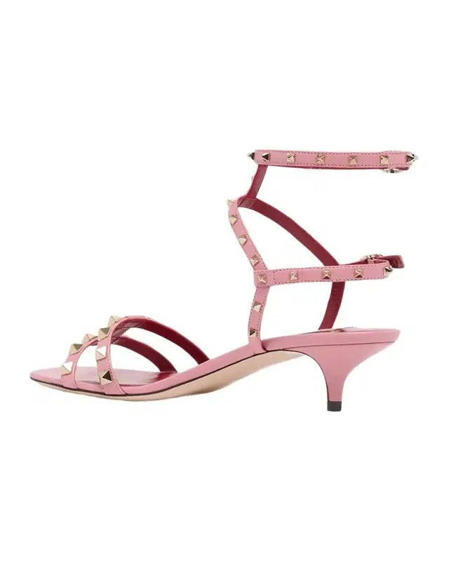 Valentino Garavani 40mm Rockstud Leather Sandals