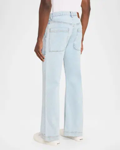 Sanderlak Men's Utility Relaxed Flare Jeans | Thumbnail 2 Sanderlak Men's Utility Relaxed Flare Jeans | Thumbnail 2