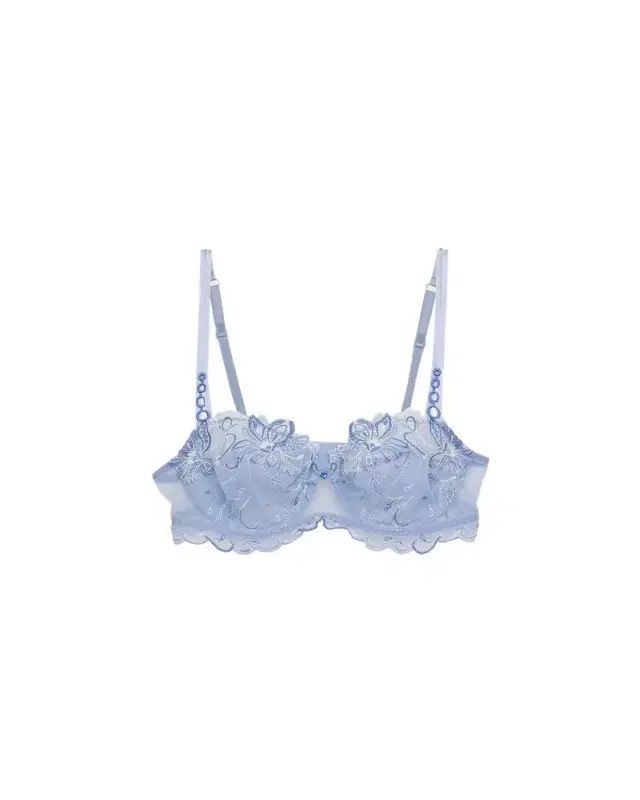 Lise Charmel Nymphe Bleue Embroidered Tulle Demi Bra