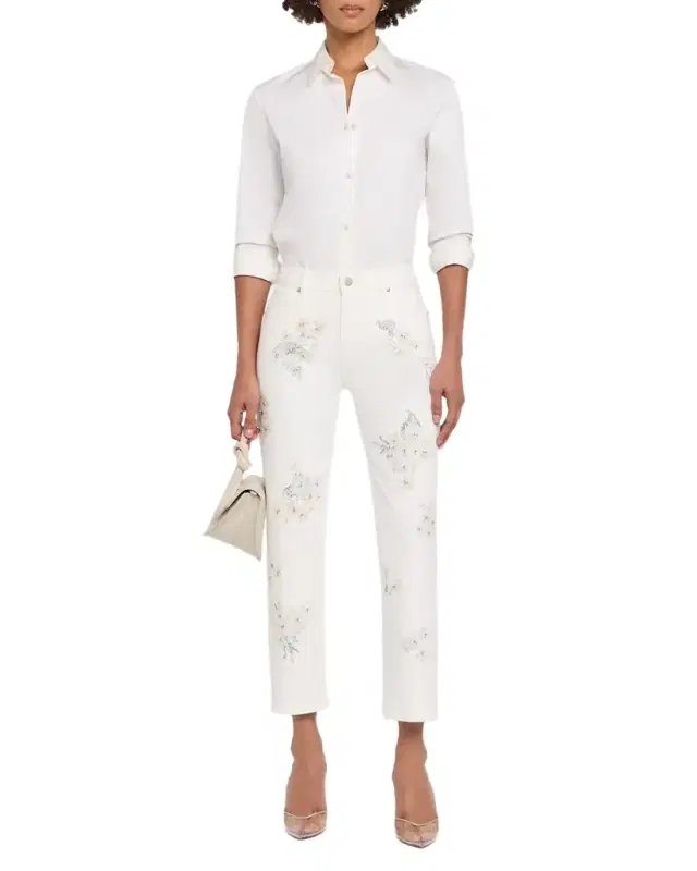 Porcelain Garden Boyfriend Jeans