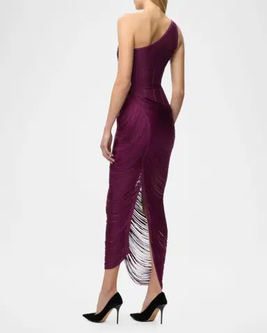 Hervé Léger The Tyra Asymmetric Gown | Thumbnail 7