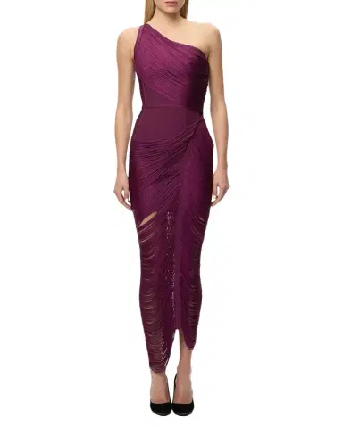Hervé Léger The Tyra Asymmetric Gown | Thumbnail 1