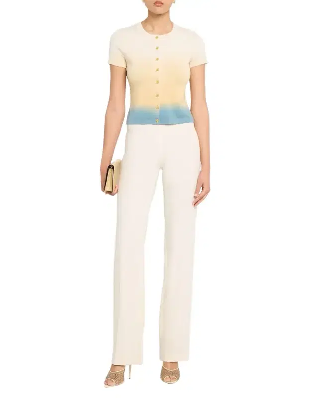 3.1 Phillip Lim Short-Sleeve Ombré Cardigan