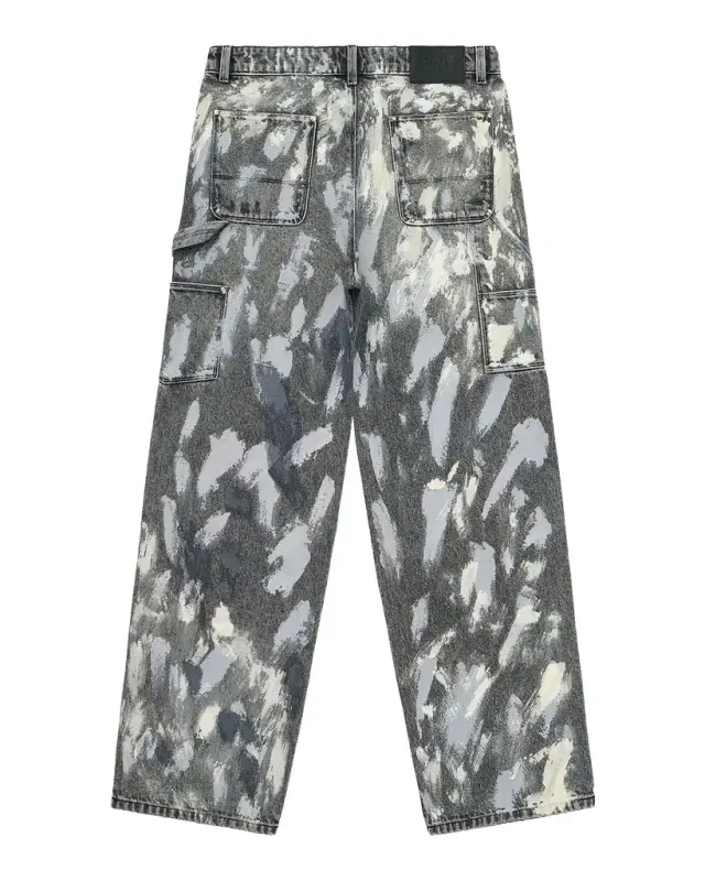 RTA Men's Santiago Paint Swatch Carpenter Jeans