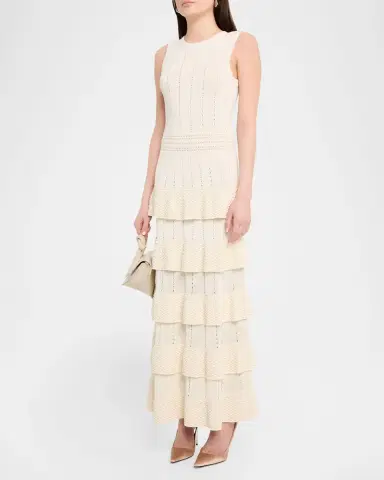 Lela Rose Bobble Knit Piper Dress | Thumbnail 3