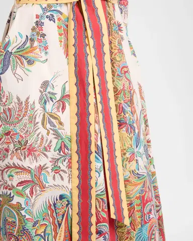 Etro Paisley-Print Cotton Poplin Long-Sleeve Maxi Shirtdress | Thumbnail 4 Etro Paisley-Print Cotton Poplin Long-Sleeve Maxi Shirtdress | Thumbnail 4
