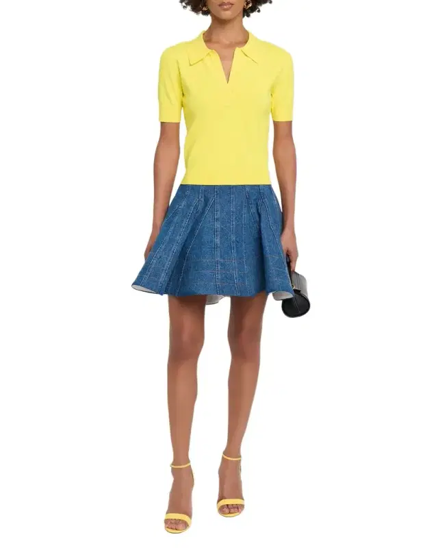 AKNVAS Emma Short-Sleeve Polo Top