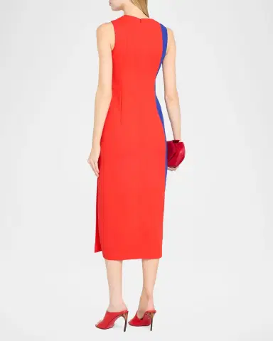 Akris Colorblock Midi Sheath Dress | Thumbnail 2 Akris Colorblock Midi Sheath Dress | Thumbnail 2