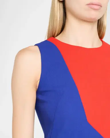 Akris Colorblock Midi Sheath Dress | Thumbnail 4 Akris Colorblock Midi Sheath Dress | Thumbnail 4