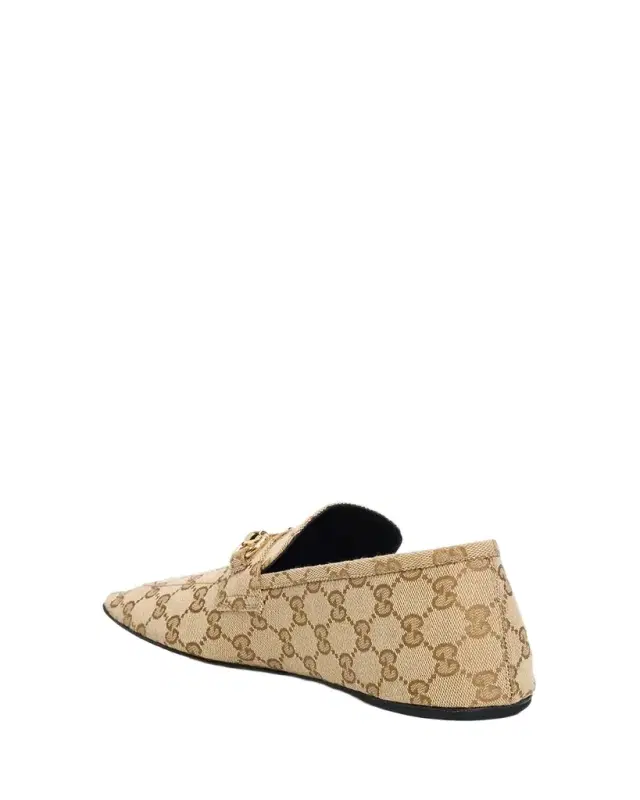 Ragazzo GG Monogram Canvas Loafer