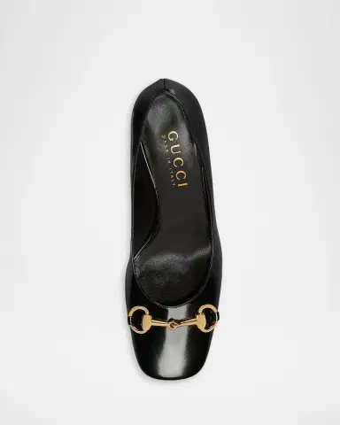 Gucci Signora Glossy Leather Pumps | Thumbnail 3 Gucci Signora Glossy Leather Pumps | Thumbnail 3