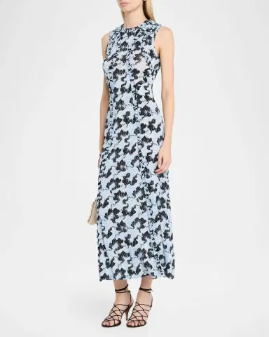 Ulla Johnson Isabelle Sleeveless Ruffle Jersey Dress | Thumbnail 3 Ulla Johnson Isabelle Sleeveless Ruffle Jersey Dress | Thumbnail 3