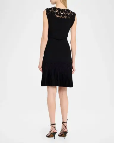 Ulla Johnson Noemie Crochet Knit Mini Dress | Thumbnail 2