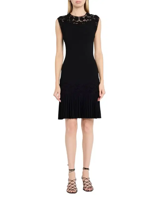 Ulla Johnson Noemie Crochet Knit Mini Dress