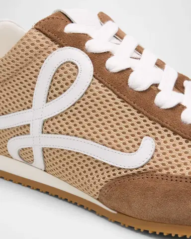 Loewe Ballet Runner 2.0 Sneakers in Suede and Mesh | Thumbnail 5