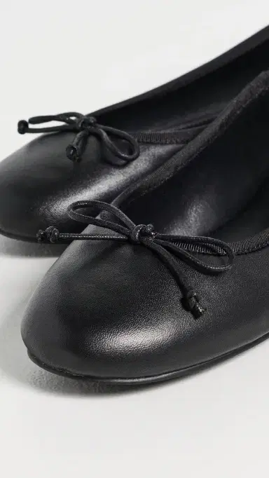 Tony Bianco Comma Ballet Flats Black Nappa | Thumbnail 6