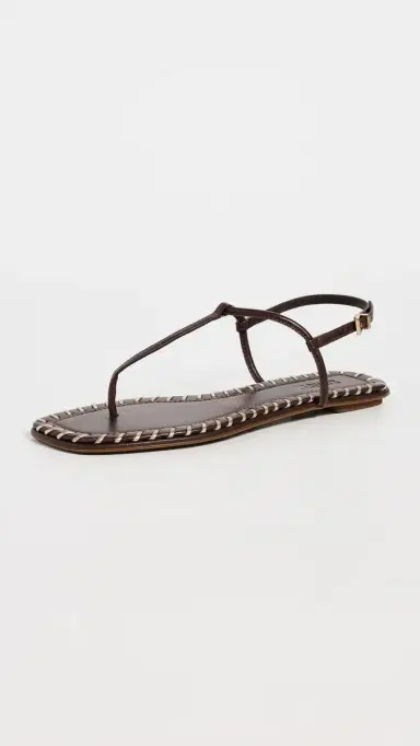 Schutz Elsha Sewing Sandals Chestnut Brown | Thumbnail 2