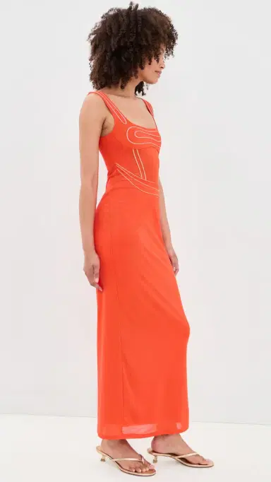 Significant Other Bexley Maxi Dress Pomegranate 6 | Thumbnail 4 Significant Other Bexley Maxi Dress Pomegranate 6 | Thumbnail 4