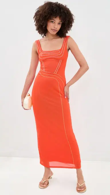 Significant Other Bexley Maxi Dress Pomegranate 6 | Thumbnail 5 Significant Other Bexley Maxi Dress Pomegranate 6 | Thumbnail 5